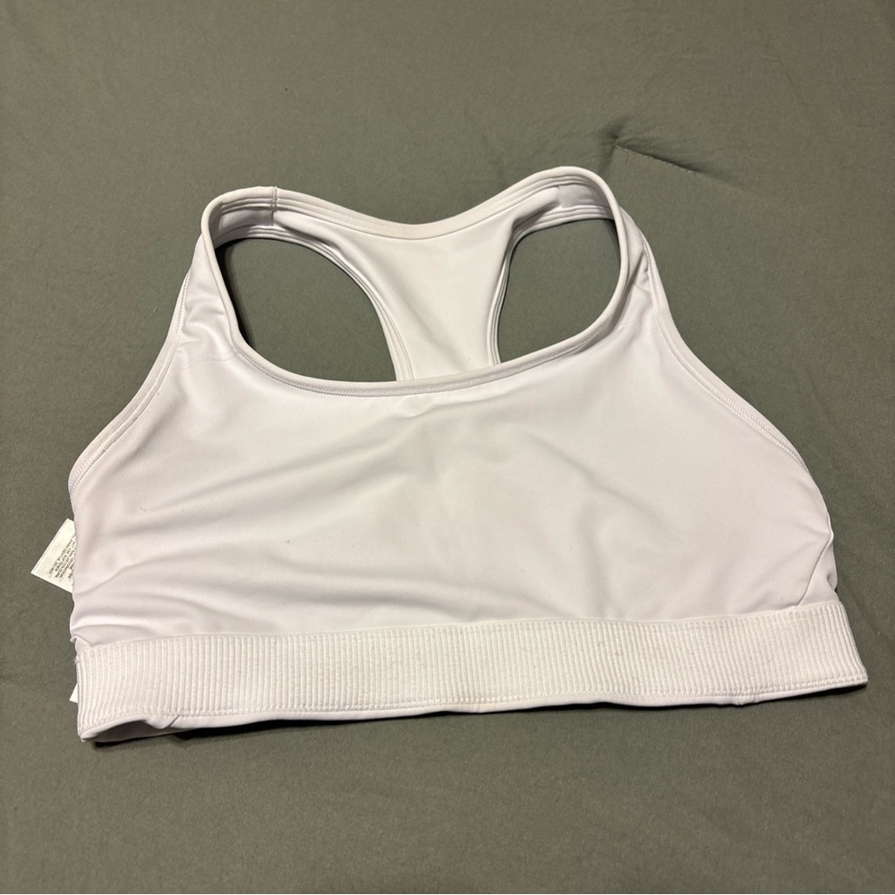 Gymshark Essentials White Performance Sports Bra … - image 7